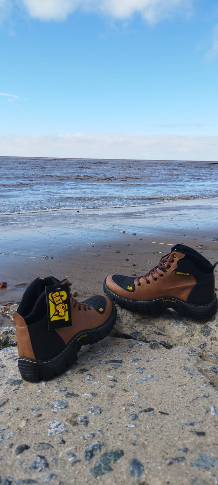 Borcegos/Botas Caterpillar Marron cuero - Imagen 5