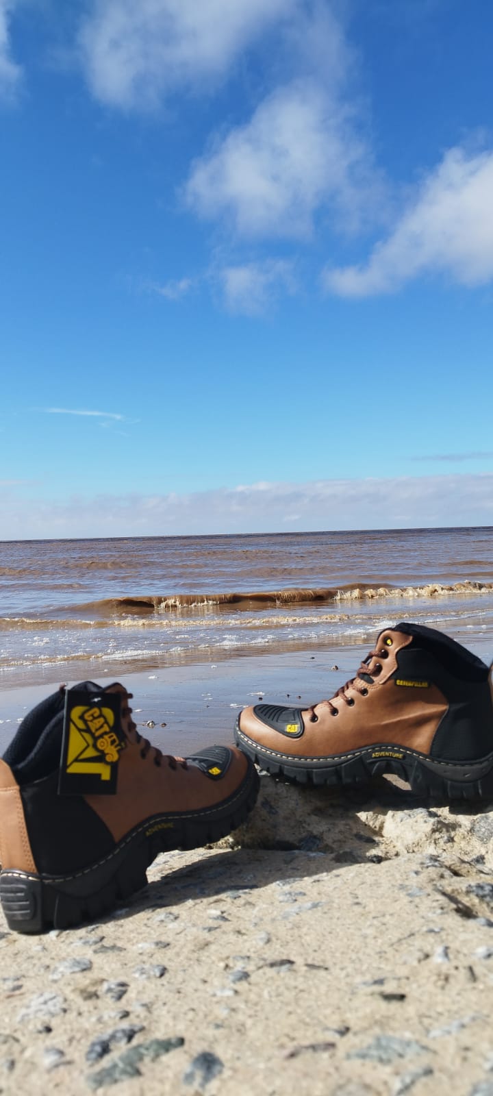 Borcegos/Botas Caterpillar Marron cuero - Imagen 4